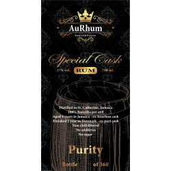 AuRhum Purity Jamaica Rum 57% alc. 70 cl.